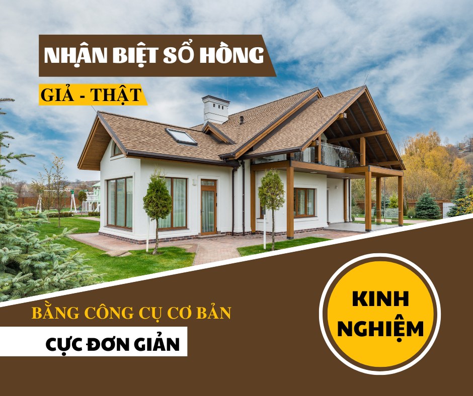 nhận biết sổ hồng thật giả