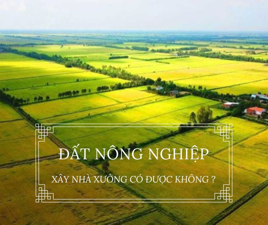 ĐẤT NÔNG NGHIỆP XÂY NHÀ XƯỞNG CÓ ĐƯỢC KHÔNG