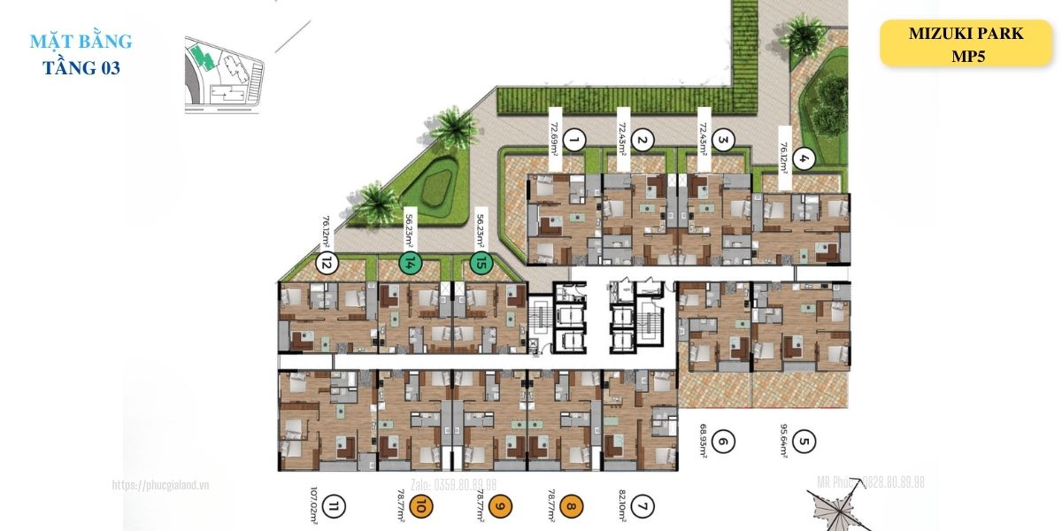 MẶT BẰNG MP5 - TẦNG 03