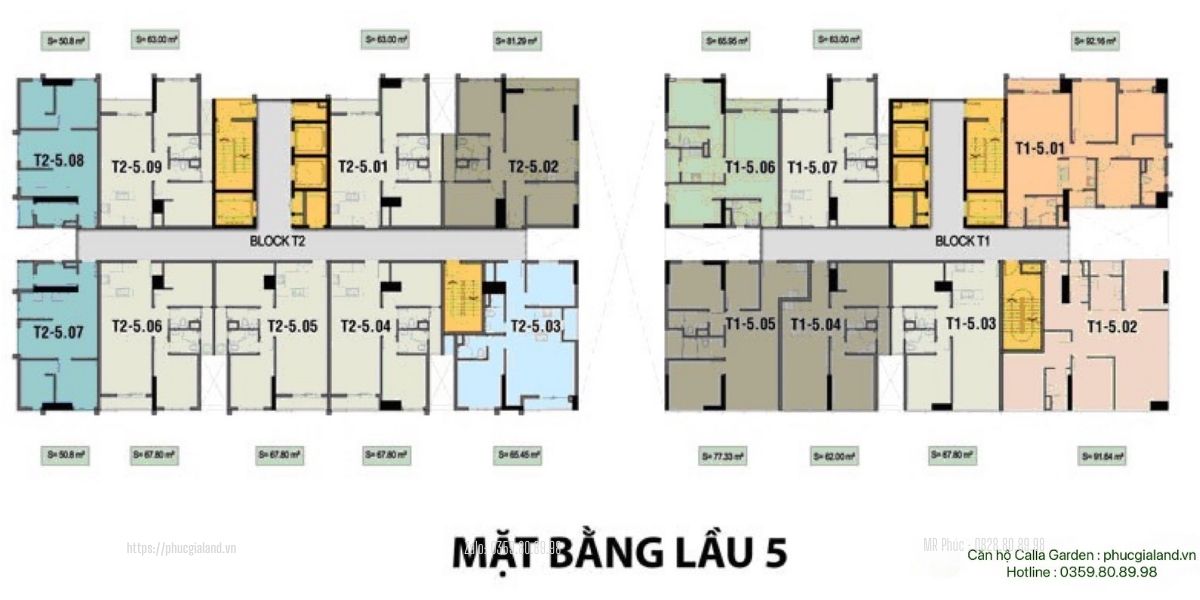 mặt bằng lầu 05