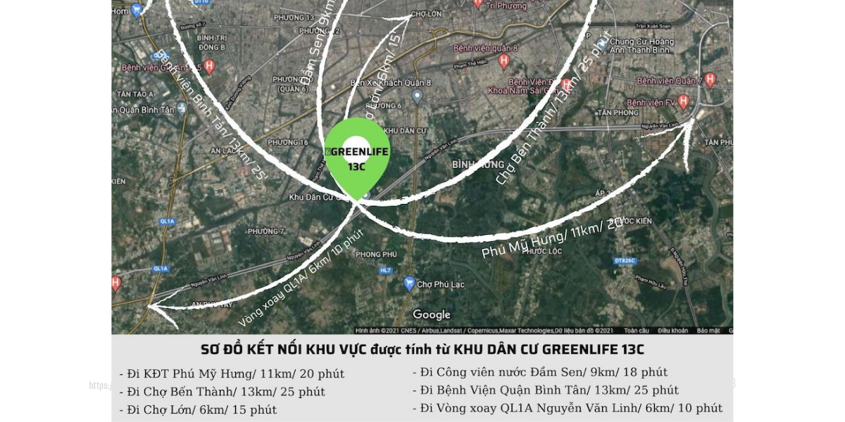 vị trí khu dân cư 13c greenlife